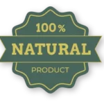 100% Natural badge